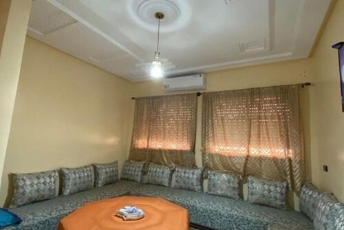 Furnished apartment with 2 bedrooms, kitchen, bathroom and living room