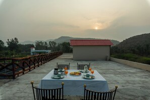 Rooftop terrace - Aaram Bagh Villa Ranthambore Shubh Hotel (Sawai Madhopur)