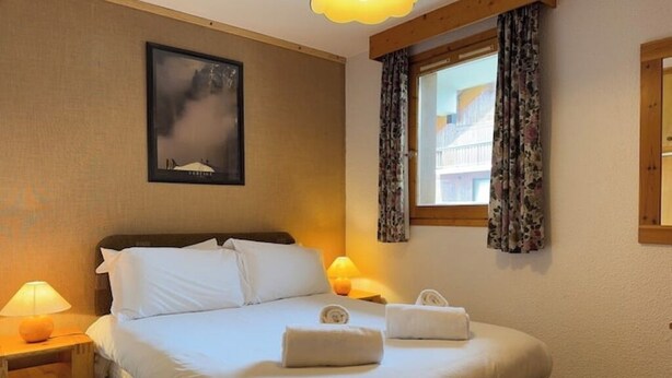 2 bedrooms, WiFi, bed sheets - Edelweiss 9 (Les Allues)