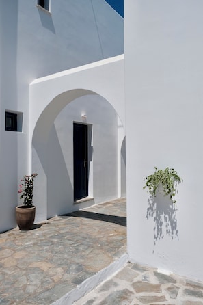 Front of property - Cycladic Charm (Naousa)