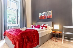 1 室のベッドルーム、アイロン / アイロン台、WiFi、ベッドシーツ