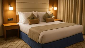 Minibar, coffres-forts dans les chambres, fer et planche à repasser