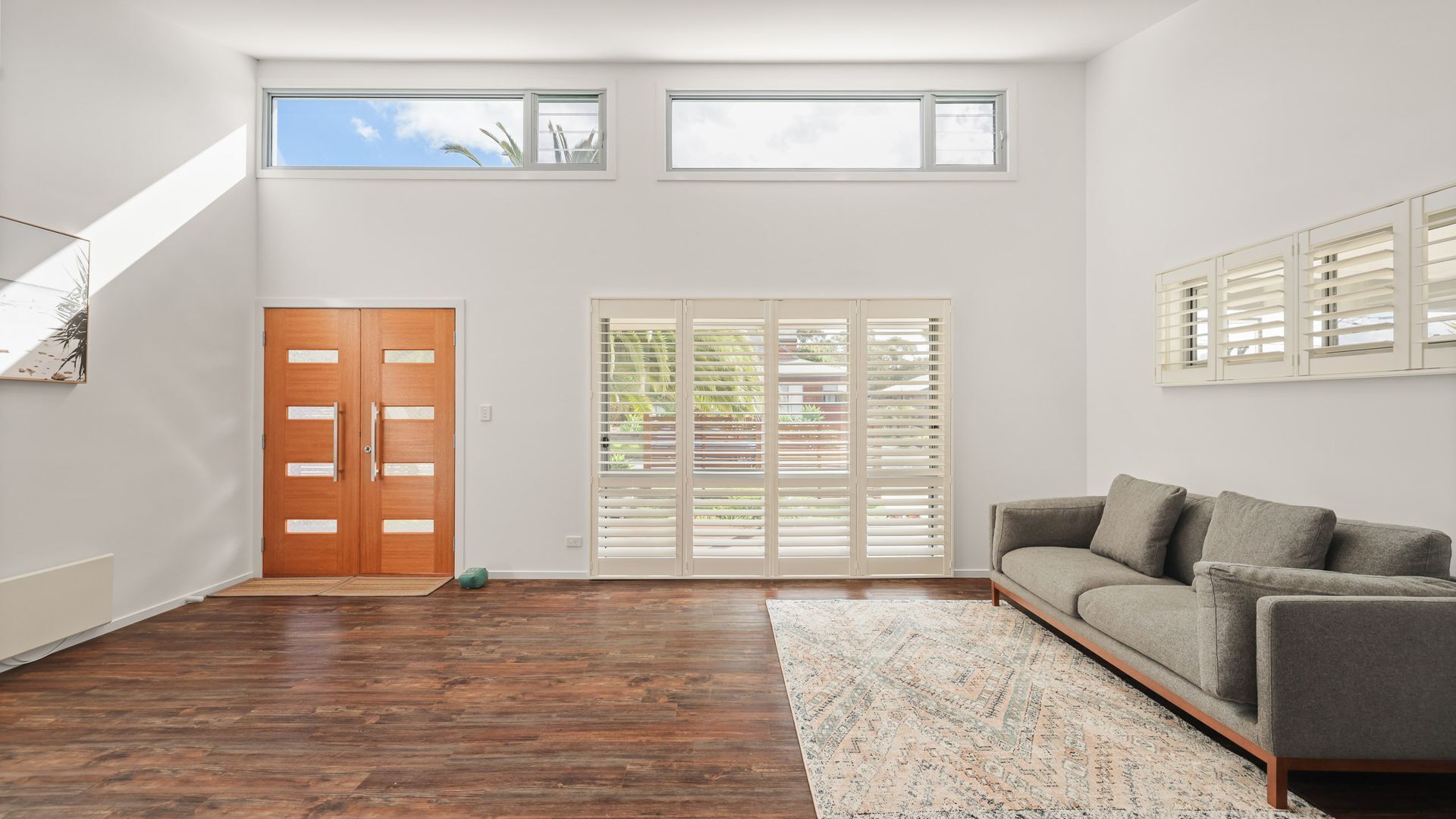 TV, fireplace, books