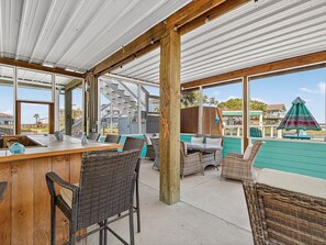 Dining - Waterfront Home with Pool, Cabana & Boat Slip (Rockport)