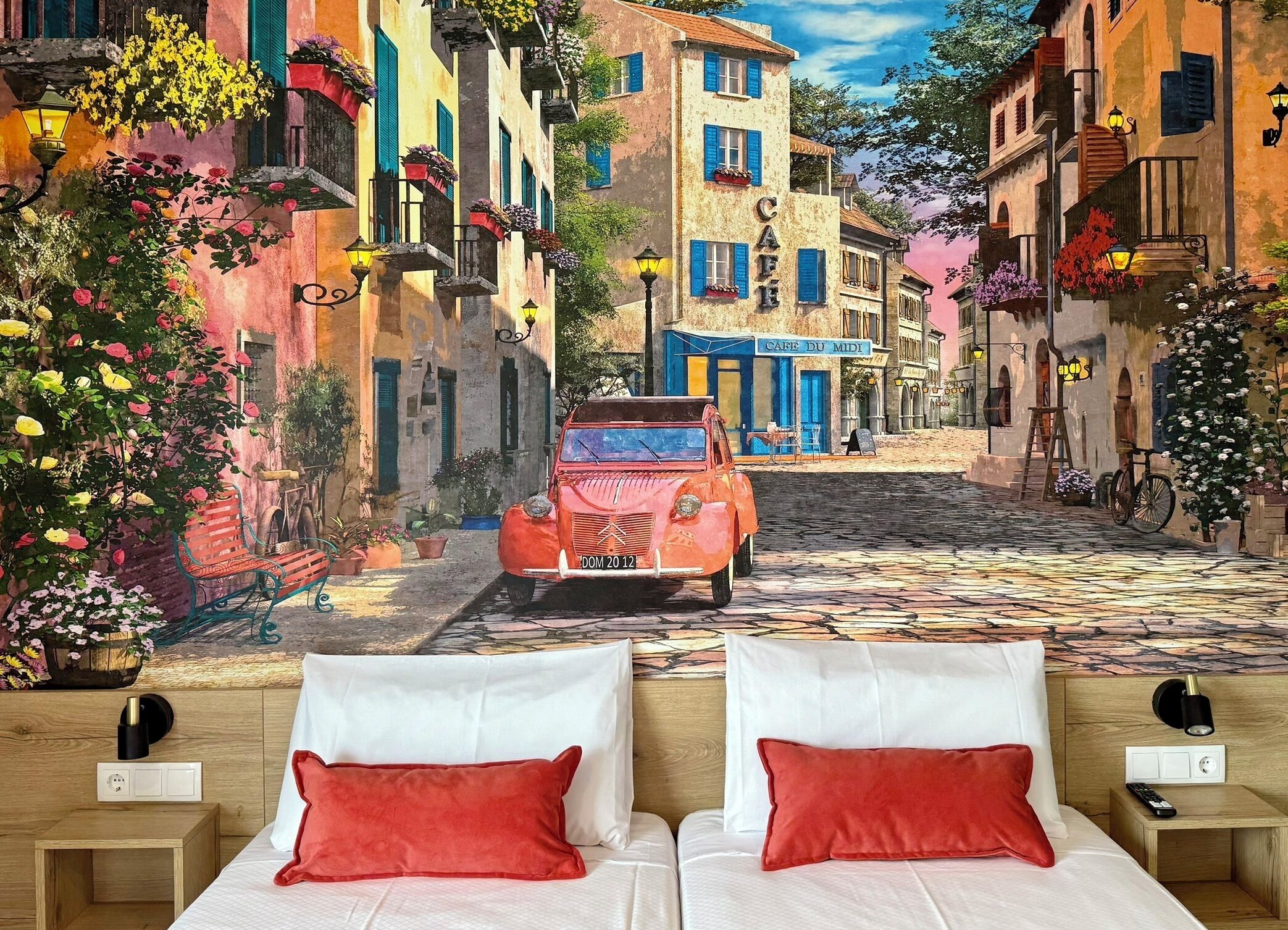 Estudio superior, terraza | Cunas (de pago), wifi gratis, ropa de cama