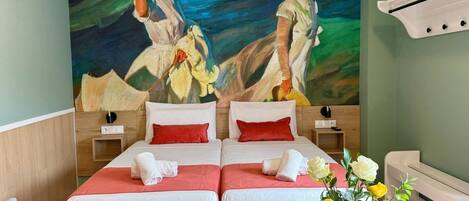 Cunas, wifi gratis y ropa de cama