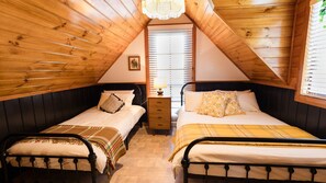 2 bedrooms, bed sheets