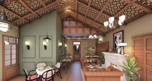 Café da manhã com buffet grátis todos os dias