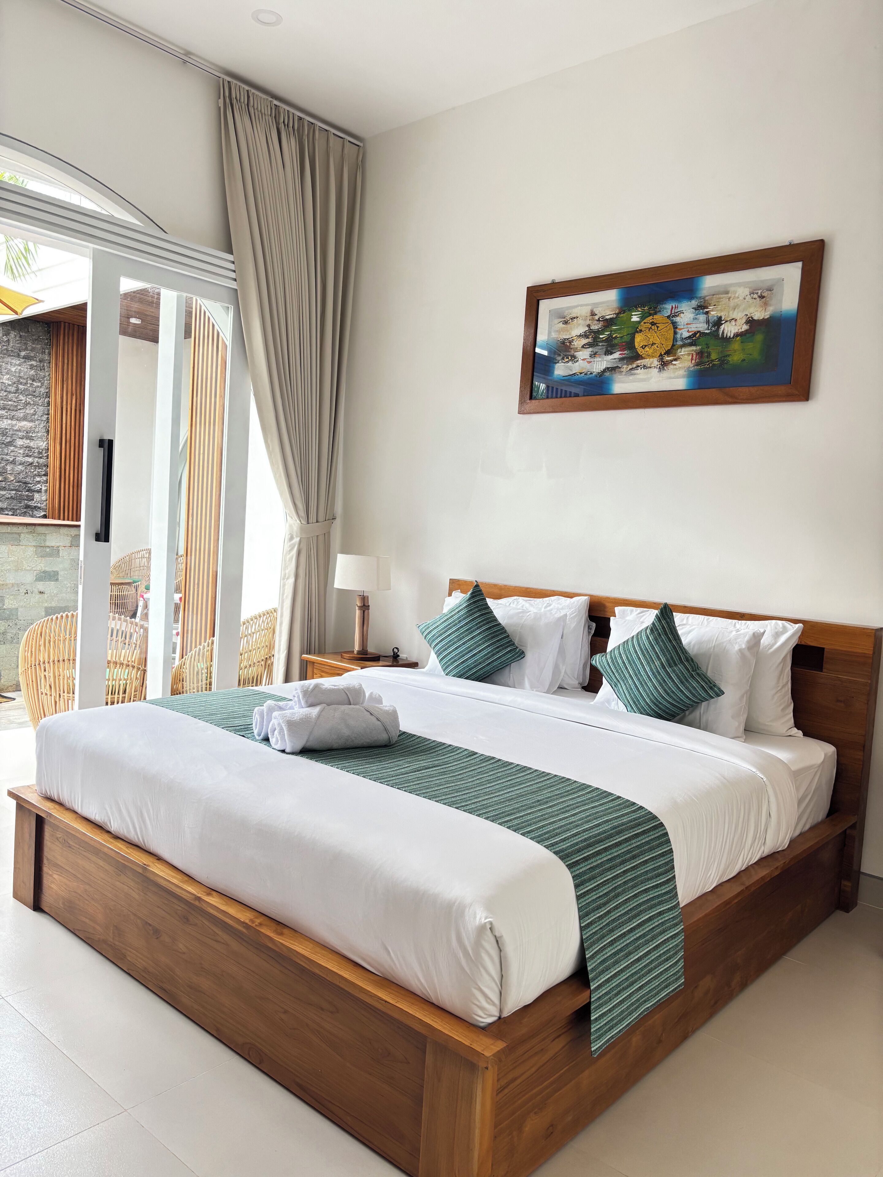 Habitación doble, 1 cama King size, vista a la alberca | Wifi gratis 