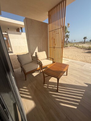 Terrace/patio - Somabay Beach Cabana - Great Kite Surfing - Luxury Beach Front (Red Sea Governorate)