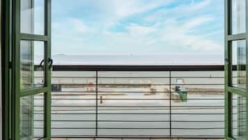 Uitzicht vanaf balkon