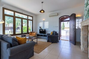 Apartment, 2 Bedrooms, Kitchen, Pool View | Living room - Lumina 2-BR Villa and Pool in Ayia Napa (Sotira)