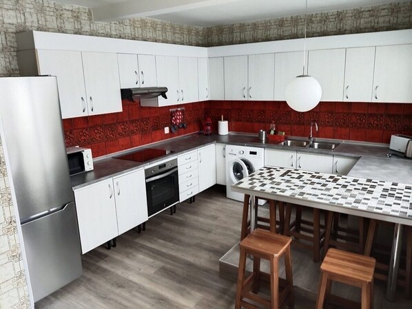 Microwave, oven, stovetop