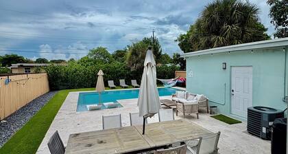 "Delray Drift". Charming 3-bedroom house in Downtown Delray.