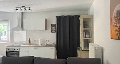 OASE in the green backyard (M), ground floor, quiet, carport, pay TV, coffee & tea, bicycles