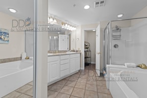Shower, towels