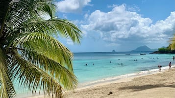 Sun loungers, beach towels