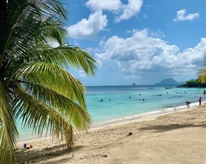 Sun-loungers, beach towels