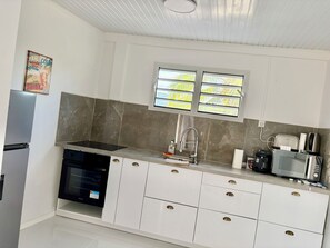 Microwave, oven, stovetop, paper towels