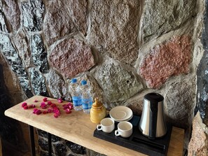 Desk, laptop workspace, free WiFi