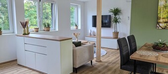 Beautiful 70 sqm newly built apartment with terrace in the countryside | 20 min to Heidelberg