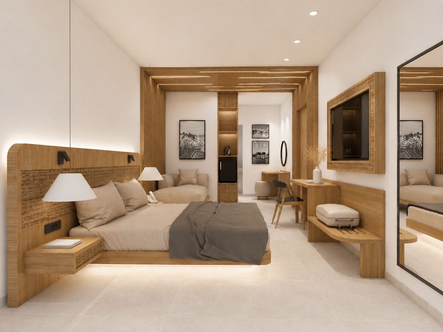 Junior Suite with Shared Pool | Két bảo mật tại phòng, màn/rèm cản sáng, phòng cách âm 