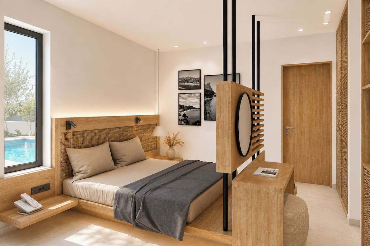 Deluxe Double with Shared Pool