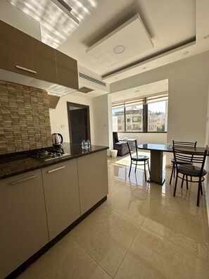 Appartement, 1 chambre, accessible aux personnes à mobilité réduite, fumeur | Cuisine privée
