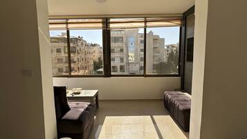 Appartamento, 1 camera da letto, accessibile ai disabili, fumatori | Area soggiorno