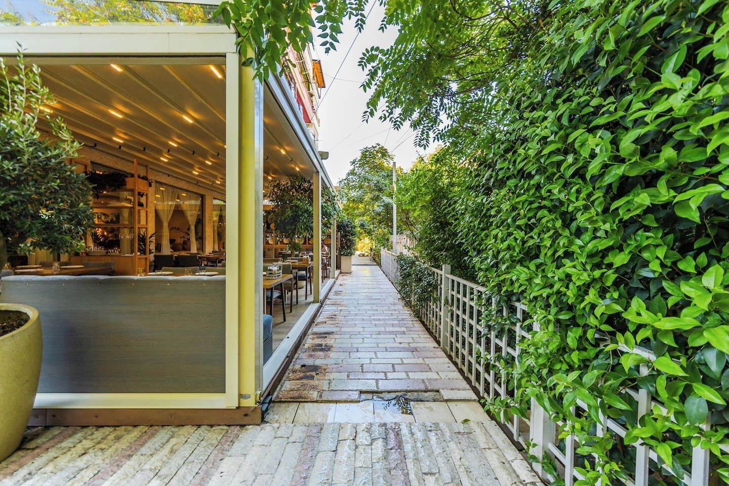 Enceinte de l’hébergement