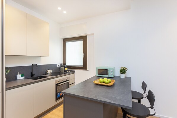 Superior-Apartment, 1 Schlafzimmer | Eigene Küche