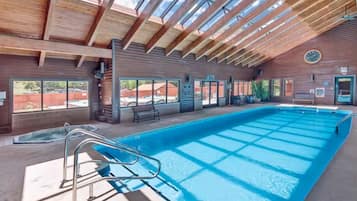 Indoor pool, a heated pool