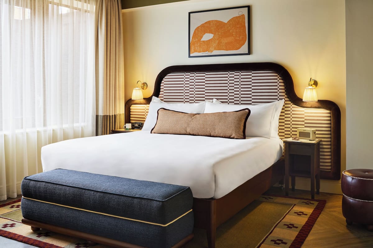 Free minibar items, blackout drapes, free WiFi, bed sheets