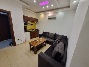 Apartment, 1 Bedroom, Accessible, Smoking | Living room - Charming Amman Apartment With Wifi (Amman)