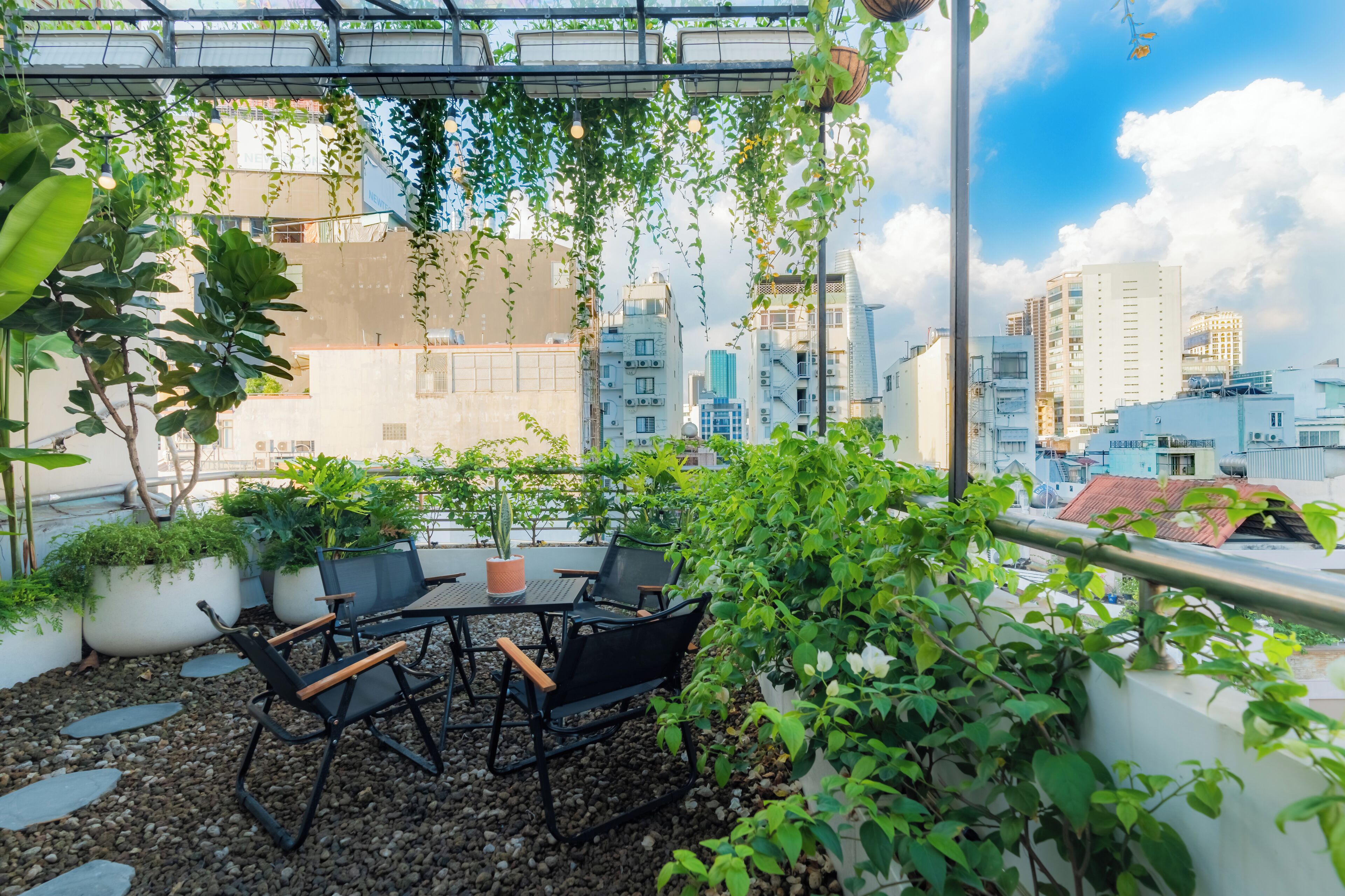 Vistas a la ciudad desde el alojamiento