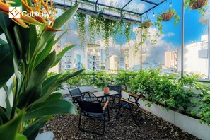 Comfort Apartment, City View | Terrace/patio