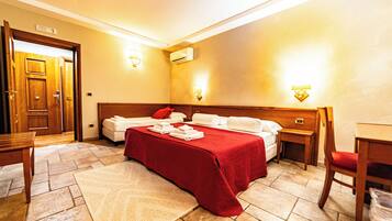 Comfort Triple Room, Balcony, City View | In-room safe, desk, blackout curtains, soundproofing