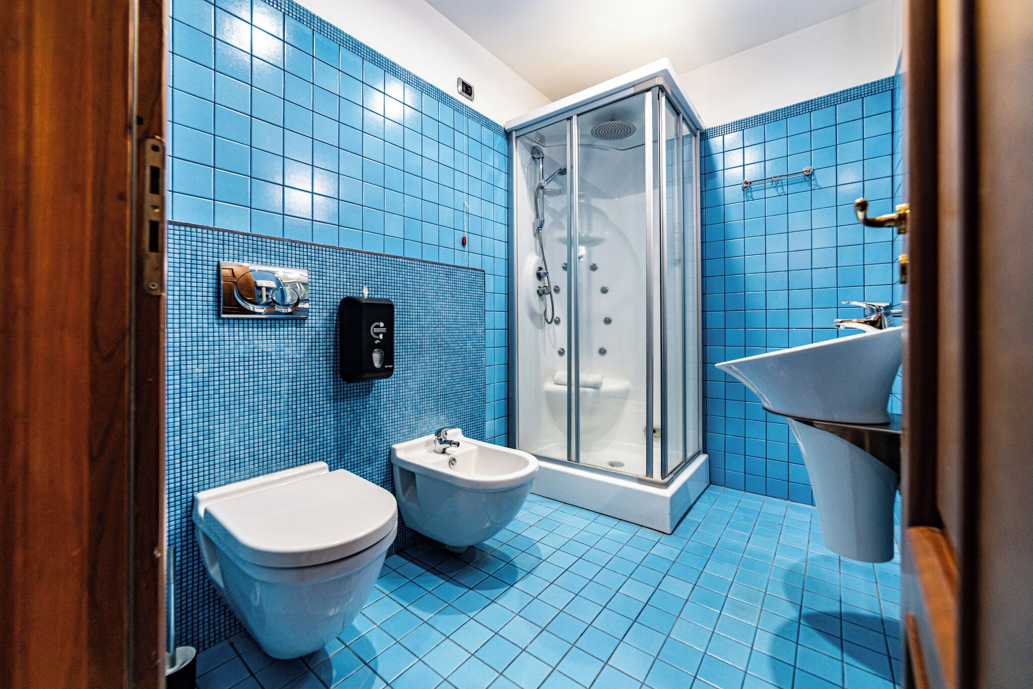 Triple Room | Bathroom | Shower, hair dryer, towels, toilet paper