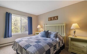 5 slaapkamers, een strijkplank/strijkijzer, wifi, beddengoed