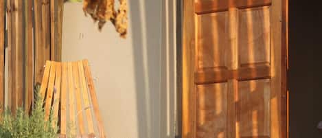 Cabana, vista para a montanha | Terraço/pátio