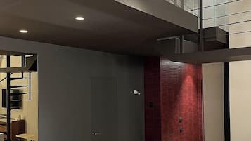 Deluxe-huoneisto | Yksityinen keittiö | Espressokone, kahvin-/teenkeitin