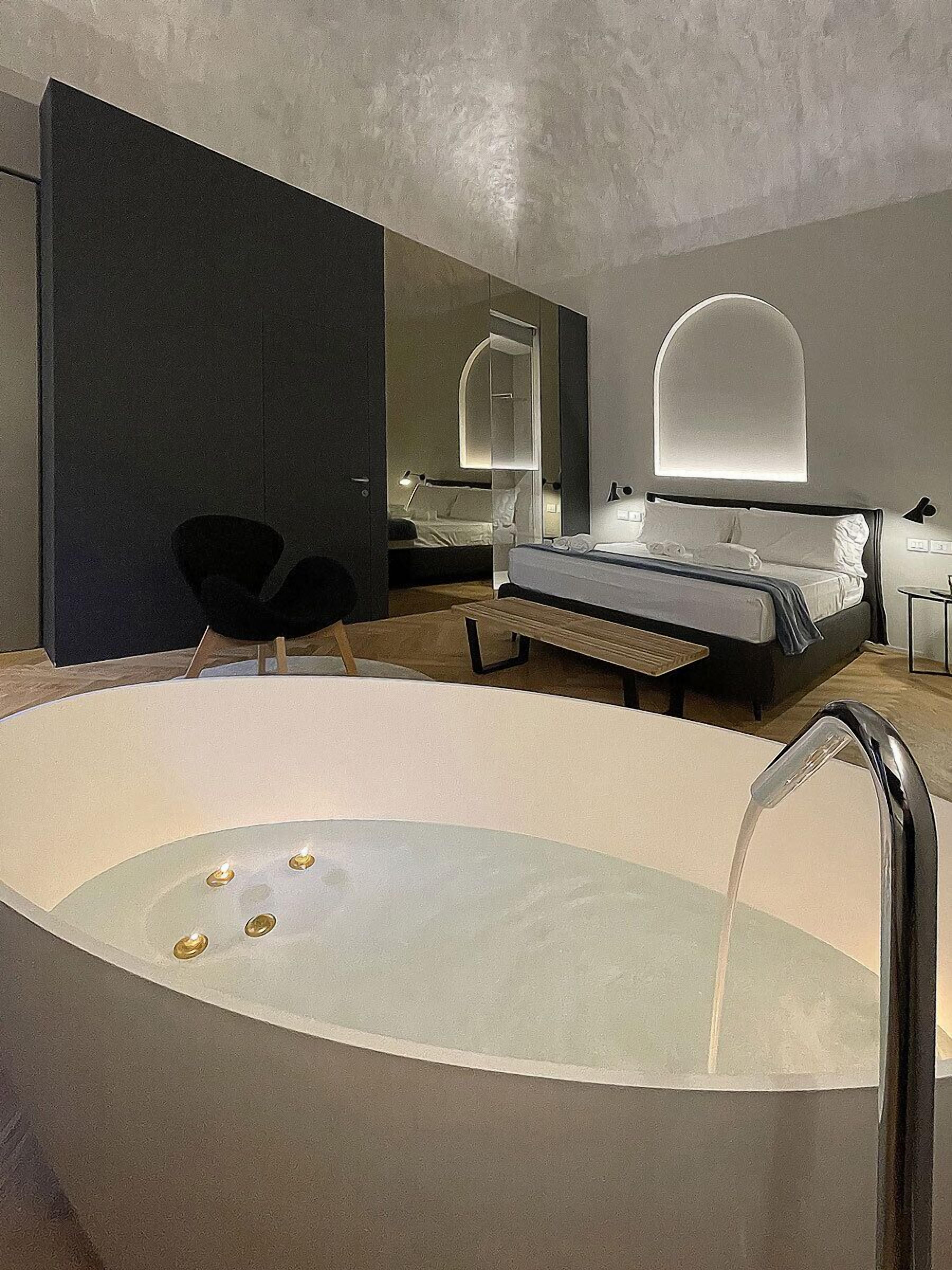 Superior-Apartment | Italienische Bettbezüge von Frette, hochwertige Bettwaren