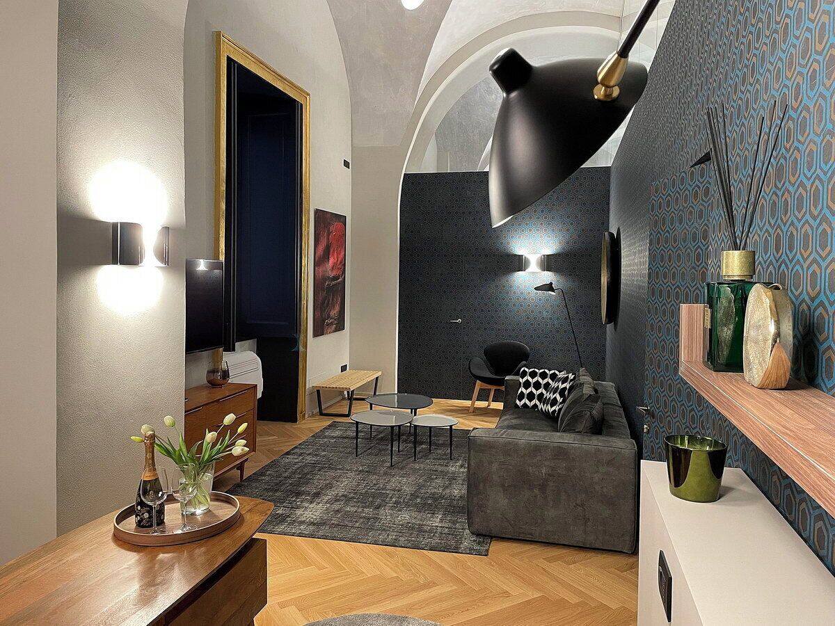 Basic Apartment | Living area | 55-inch Smart TV with digital channels, Netflix, streaming services