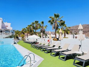 Apartment, 1 Bedroom, Smoking, Balcony | Pool | Outdoor pool