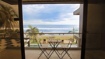 Chambre Double Standard, balcon, vue mer | Terrasse/Patio