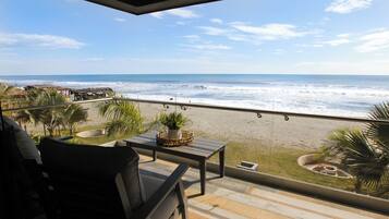 Suite, 1 King Bed, Balcony, Sea View | Terrace/patio