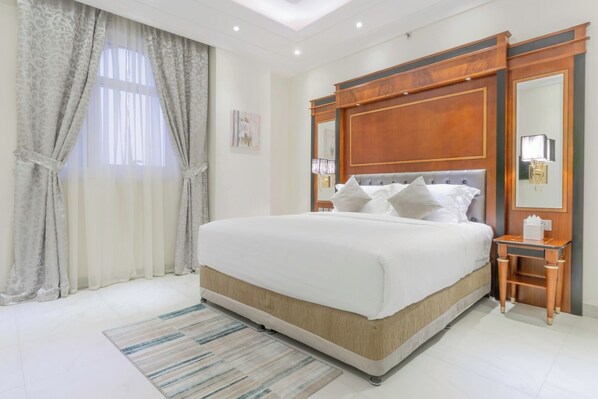 In-room safe, blackout curtains, soundproofing, iron/ironing board