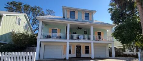 Majoituspaikan julkisivu