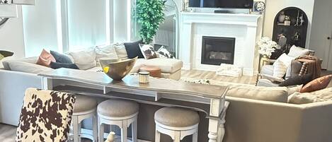 تلفزيون، مدفأة