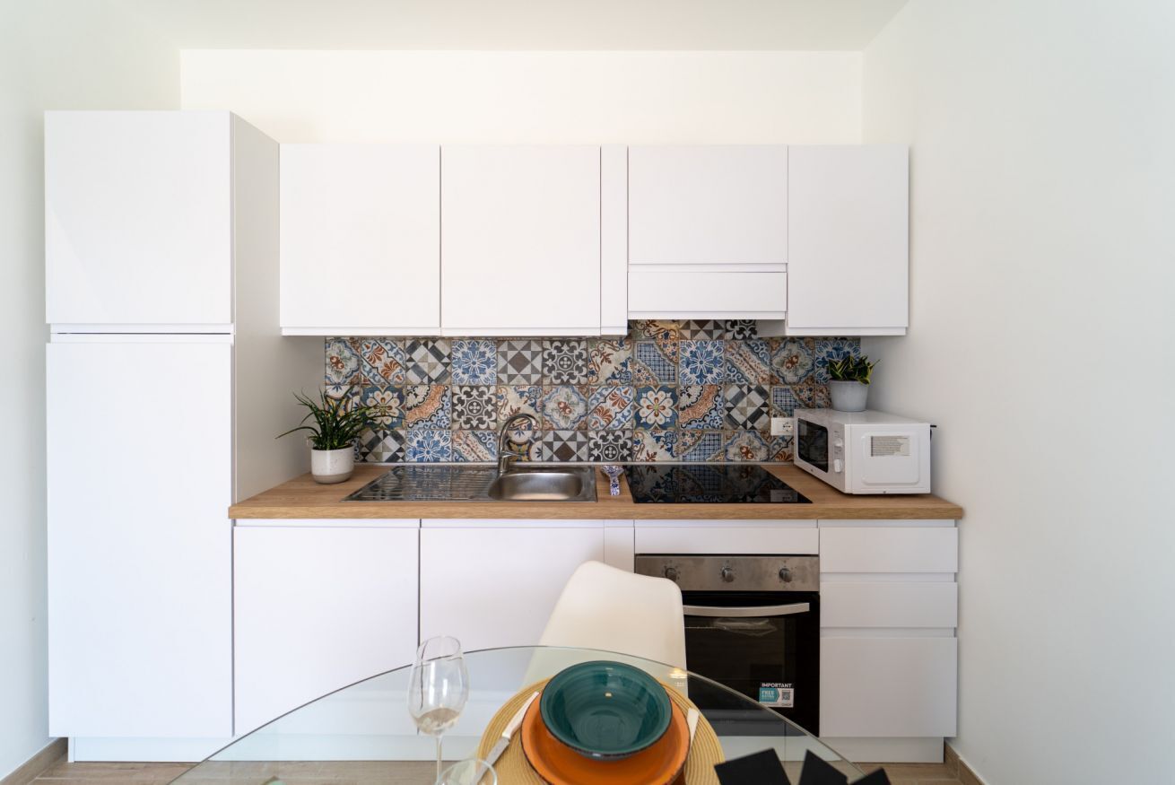 Fridge, microwave, toaster